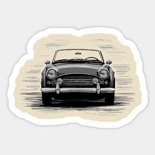 Triumph TR6 - sketch Sticker